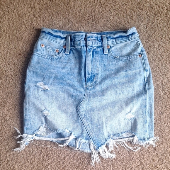 Pistola Rumi High Rise Cut Off Skirt, Size 24 - Picture 2 of 5